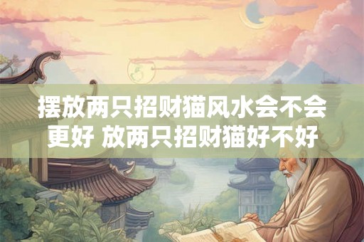 摆放两只招财猫风水会不会更好 放两只招财猫好不好