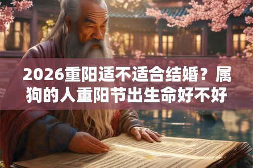 2026重阳适不适合结婚？属狗的人重阳节出生命好不好？