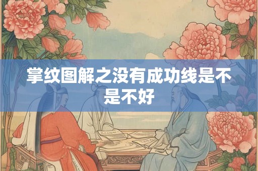 掌纹图解之没有成功线是不是不好