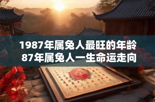 1987年属兔人最旺的年龄 87年属兔人一生命运走向