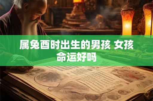 属兔酉时出生的男孩 女孩命运好吗