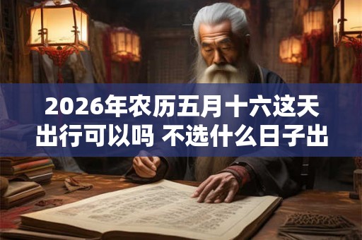 2026年农历五月十六这天出行可以吗 不选什么日子出门