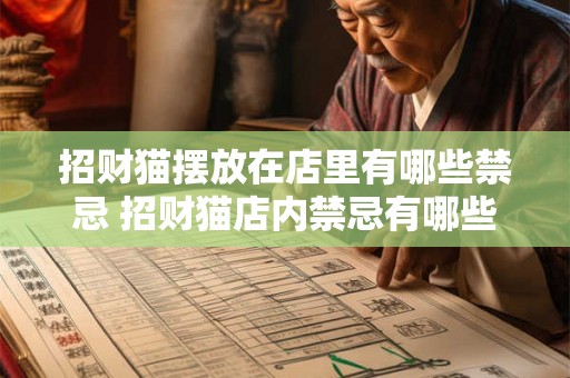 招财猫摆放在店里有哪些禁忌 招财猫店内禁忌有哪些