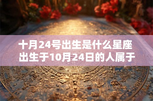十月24号出生是什么星座 出生于10月24日的人属于哪个星座