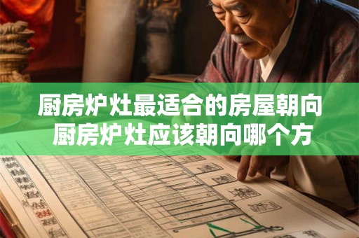厨房炉灶最适合的房屋朝向 厨房炉灶应该朝向哪个方向