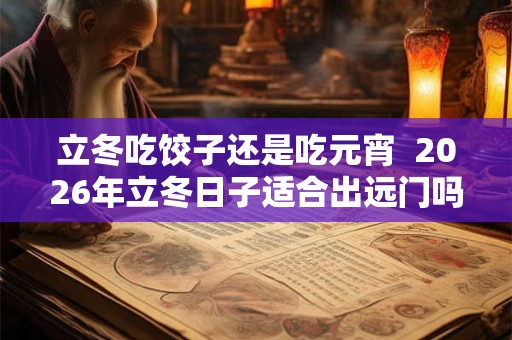 立冬吃饺子还是吃元宵  2026年立冬日子适合出远门吗