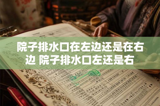 院子排水口在左边还是在右边 院子排水口左还是右 院子排水口在左边还是在右边 院子排水口左还是右