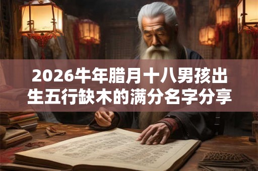 2026牛年腊月十八男孩出生五行缺木的满分名字分享