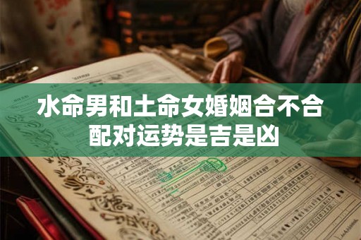 水命男和土命女婚姻合不合 配对运势是吉是凶 水命男和土命女婚姻合不合 配对运势是吉是凶