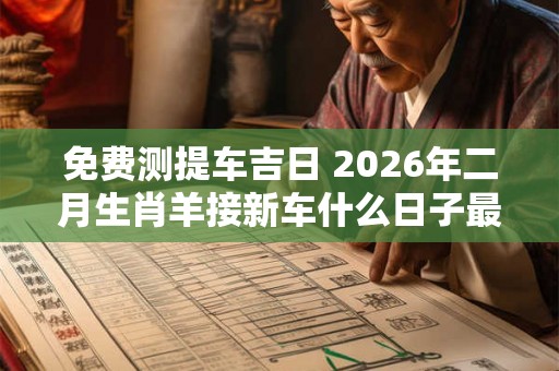 免费测提车吉日 2026年二月生肖羊接新车什么日子最好