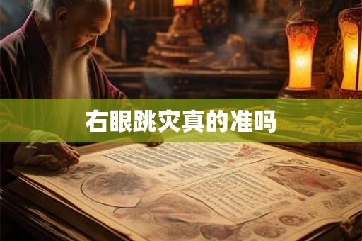 右眼跳灾真的准吗 右眼跳灾真的准吗