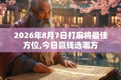 2026年8月7日打麻将最佳方位,今日赢钱选哪方