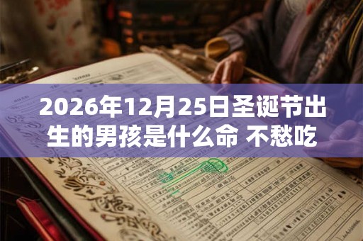 2026年12月25日圣诞节出生的男孩是什么命 不愁吃喝头脑聪慧