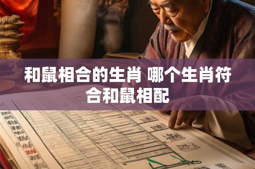 和鼠相合的生肖 哪个生肖符合和鼠相配