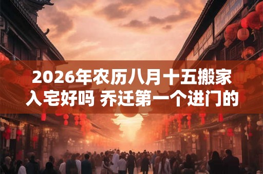 2026年农历八月十五搬家入宅好吗 乔迁第一个进门的人是谁