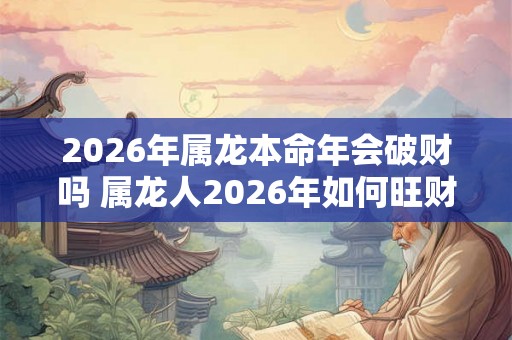 2026年属龙本命年会破财吗 属龙人2026年如何旺财