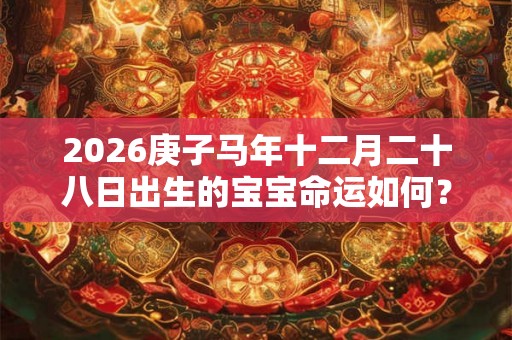 2026庚子马年十二月二十八日出生的宝宝命运如何？