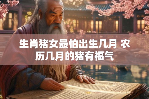 生肖猪女最怕出生几月 农历几月的猪有福气 生肖猪女最怕出生几月 农历几月的猪有福气