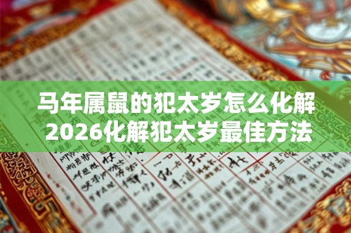 马年属鼠的犯太岁怎么化解 2026化解犯太岁最佳方法
