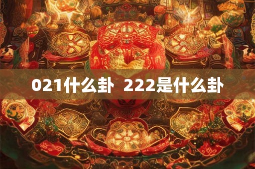 021什么卦  222是什么卦