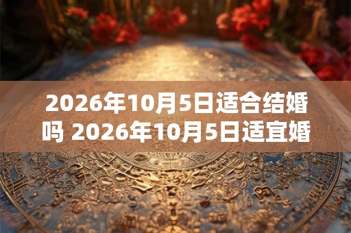 2026年10月5日适合结婚吗 2026年10月5日适宜婚礼吗