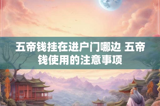 五帝钱挂在进户门哪边 五帝钱使用的注意事项