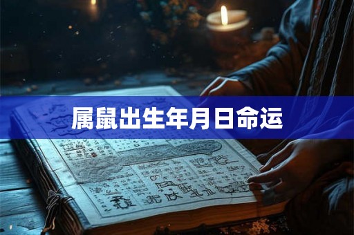 属鼠出生年月日命运