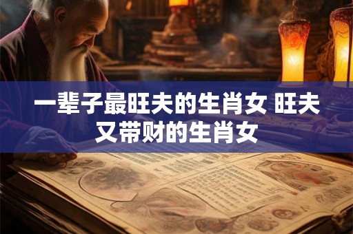 一辈子最旺夫的生肖女 旺夫又带财的生肖女