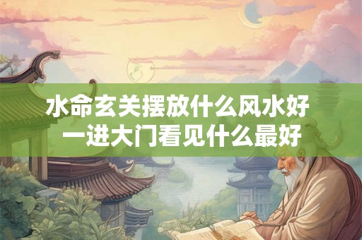 水命玄关摆放什么风水好 一进大门看见什么最好