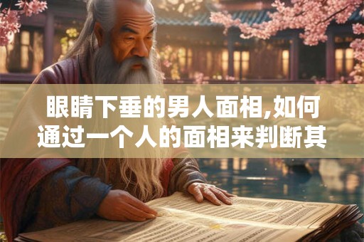 眼睛下垂的男人面相,如何通过一个人的面相来判断其性格