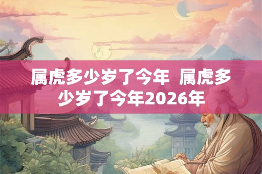 属虎多少岁了今年  属虎多少岁了今年2026年