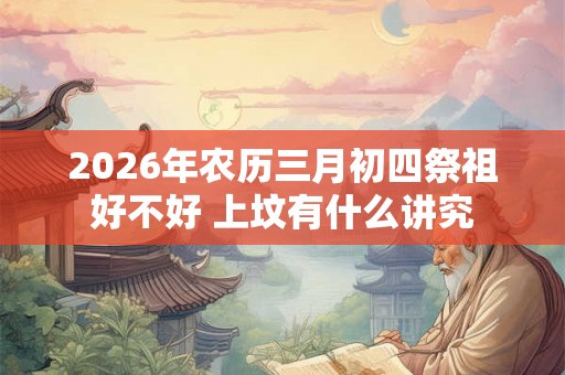 2026年农历三月初四祭祖好不好 上坟有什么讲究