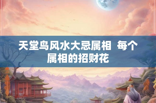 天堂鸟风水大忌属相  每个属相的招财花