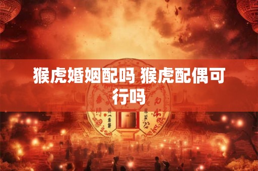 猴虎婚姻配吗 猴虎配偶可行吗