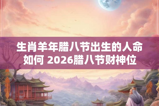 生肖羊年腊八节出生的人命如何 2026腊八节财神位