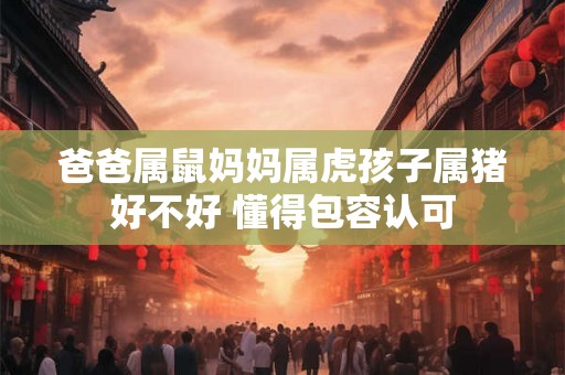 爸爸属鼠妈妈属虎孩子属猪好不好 懂得包容认可