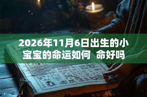 2026年11月6日出生的小宝宝的命运如何  命好吗