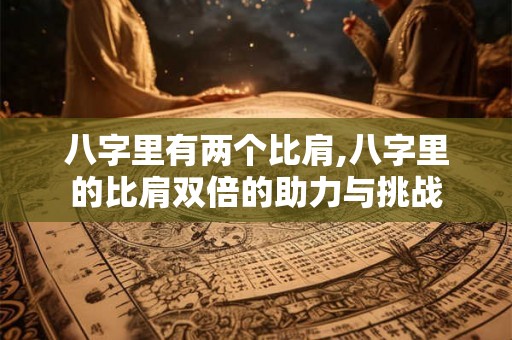 八字里有两个比肩,八字里的比肩双倍的助力与挑战