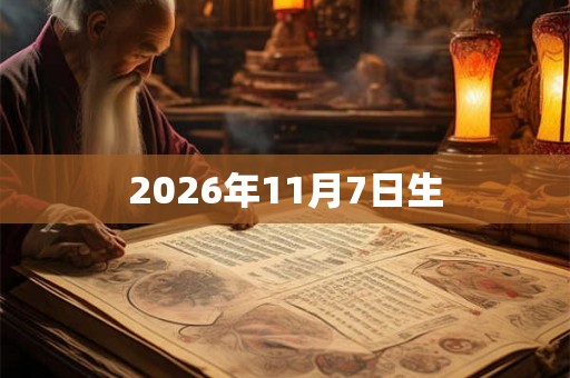 2026年11月7日生