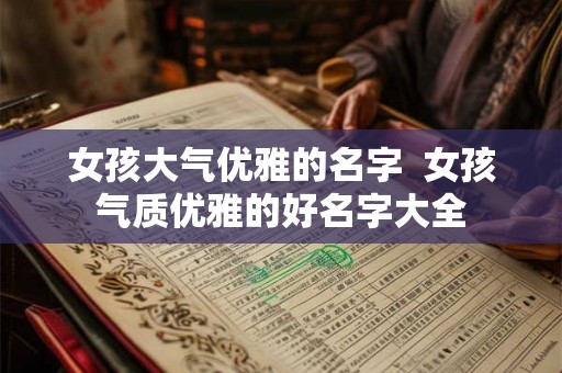 女孩大气优雅的名字  女孩气质优雅的好名字大全