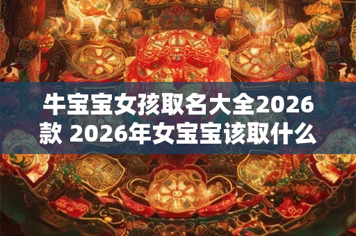 牛宝宝女孩取名大全2026款 2026年女宝宝该取什么名字