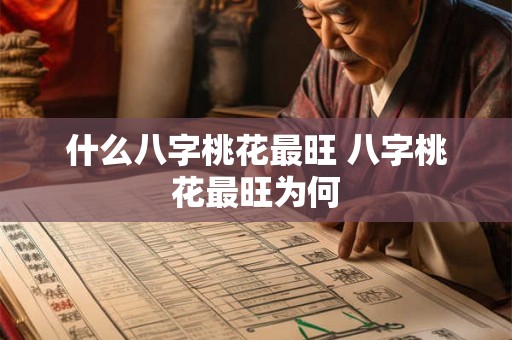 什么八字桃花最旺 八字桃花最旺为何