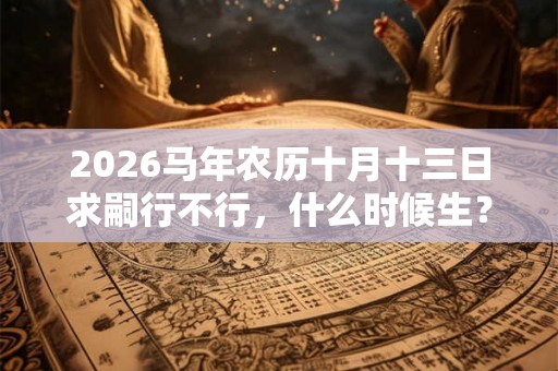 2026马年农历十月十三日求嗣行不行,什么时候生? 2026马年农历十月十三日求嗣行不行,什么时候生?
