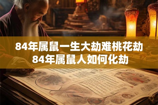 84年属鼠一生大劫难桃花劫 84年属鼠人如何化劫