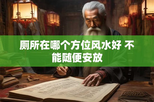 厕所在哪个方位风水好 不能随便安放