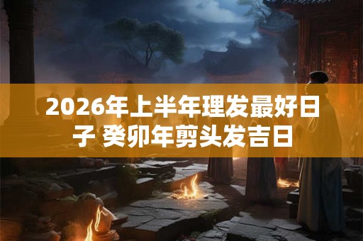 2026年上半年理发最好日子 癸卯年剪头发吉日
