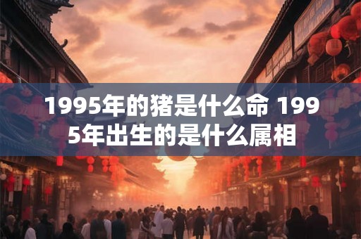 1995年的猪是什么命 1995年出生的是什么属相 1995年的猪是什么命 1995年出生的是什么属相