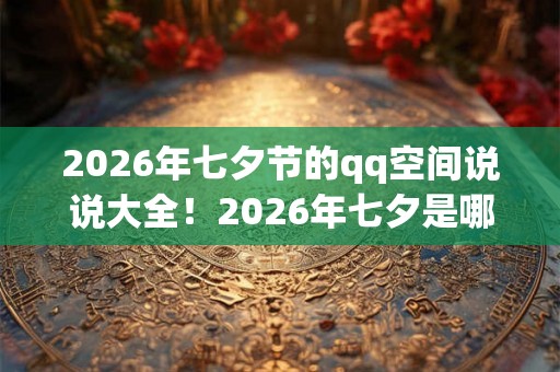 2026年七夕节的qq空间说说大全！2026年七夕是哪一天