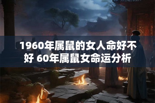 1960年属鼠的女人命好不好 60年属鼠女命运分析