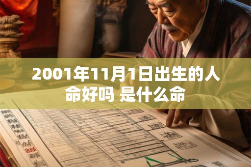 2001年11月1日出生的人命好吗 是什么命